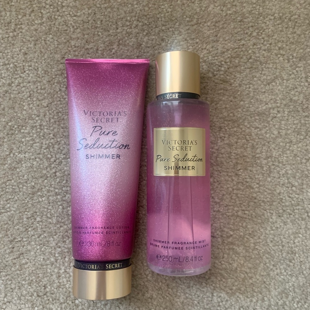 Victoria's Secret Pink Shimmer Lotion and Mist Set